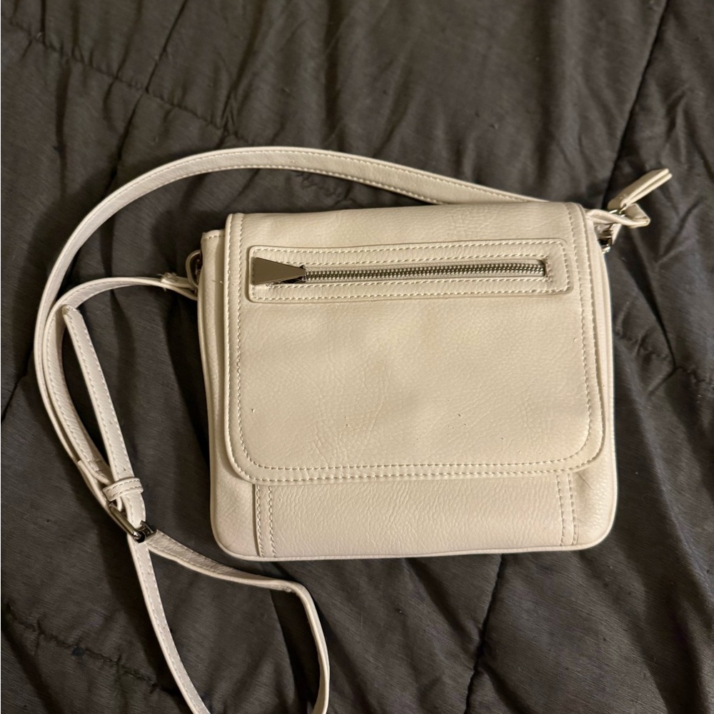 Liz Claiborne White Crossbody Bag